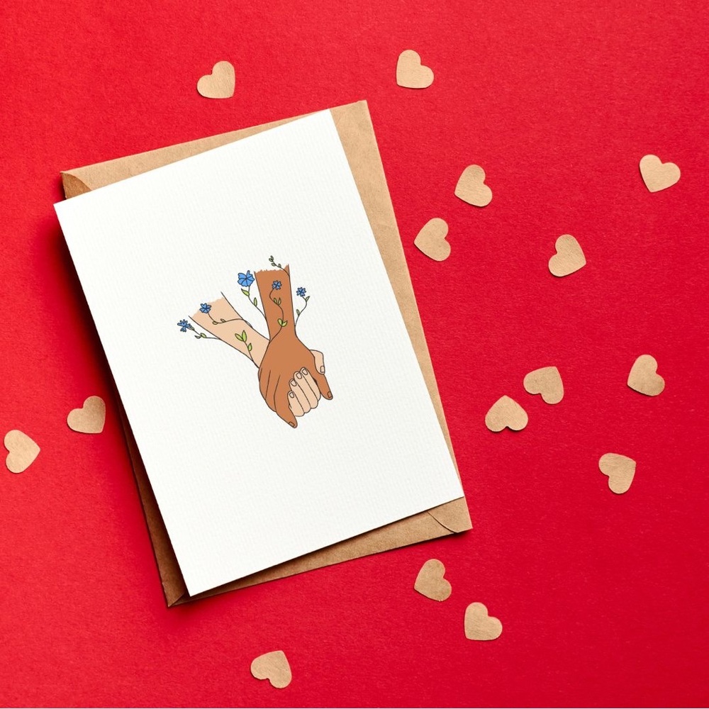 Valentines Day Personalized Card-Printed